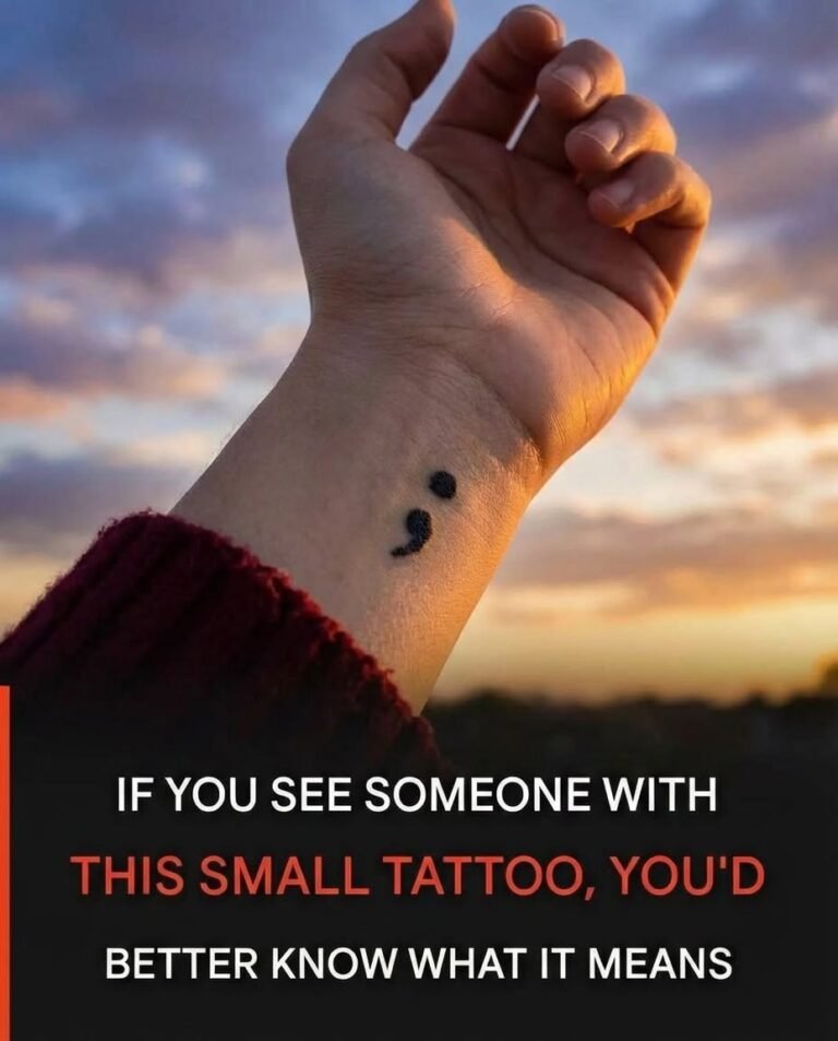 The small tattoo that hides a powerful message: do you know what it means?