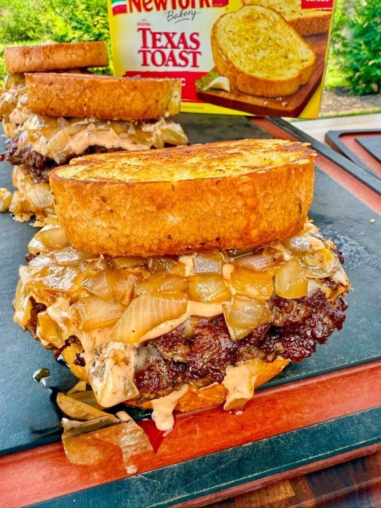 Best Ever Texas Toast Patty Melts with Juicy Beef and Onions