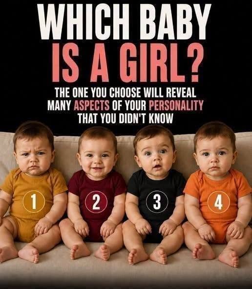 Can You Spot The Baby Girl? Your Answer Might Reveal More Than You Think