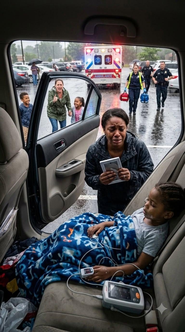During a work meeting, a cop called: “Your daughter is in the ER after being locked in a hot car.” I called my sister, sobbing, but she didn’t apologize or ask if Lucy was alive. She just said, “We had reservations.” Then, the officer handed me a security video that made my blood run cold…